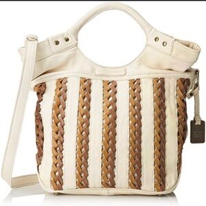 Frye Patricia weave crossbody